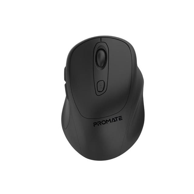 Promate 2.4GHz Cordless Optical Mice with Nano USB Receiver, 6 Buttons and 3 DPI Level, Clix-9 Black - SW1hZ2U6ODI3MDg=