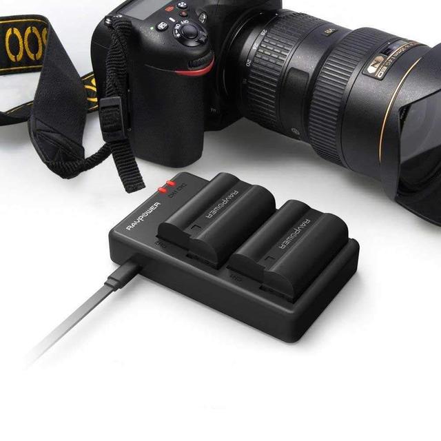 ravpower savior series camera battery 2100mah 2pcs with usb charger set black - SW1hZ2U6Mzc0ODI=