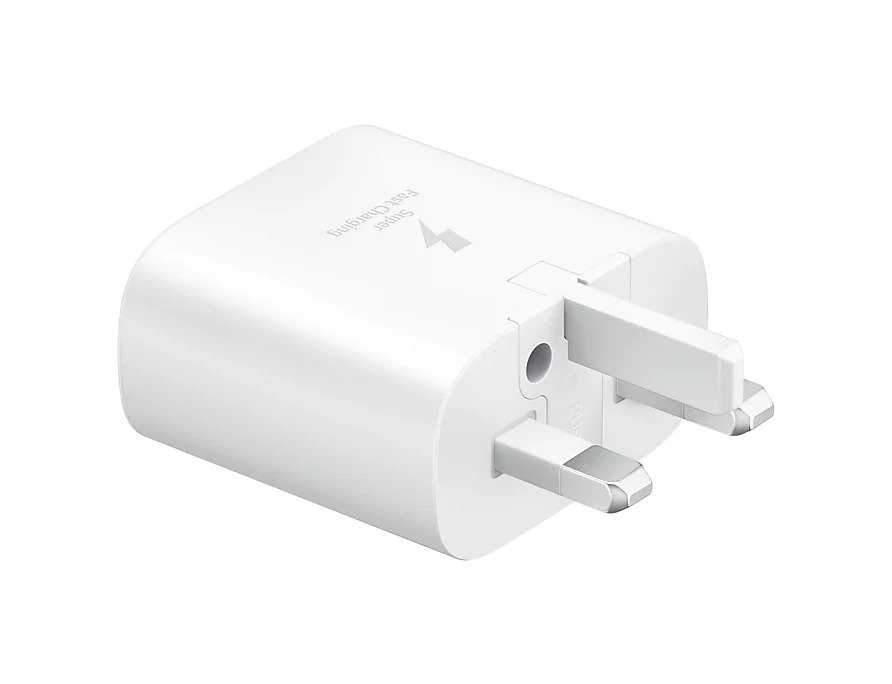 شاحن حائط Samsung Travel Adapter 25W 3 pin with USB Type-C to Type-C Cable - أبيض - cG9zdDo2OTkxOA==