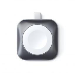 شاحن USB-C Magnetic Charging Dock for Apple Watch SATECHI - أبيض/رمادي