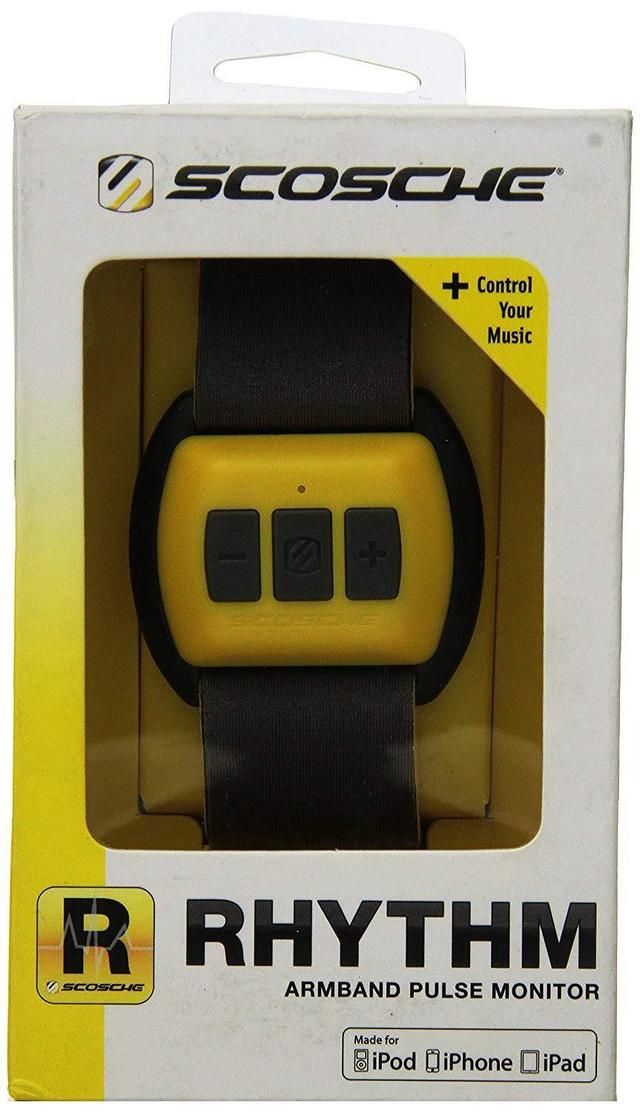 scosche rhythm bluetooth armband pulse monitor yellow - SW1hZ2U6NTgzMTY=