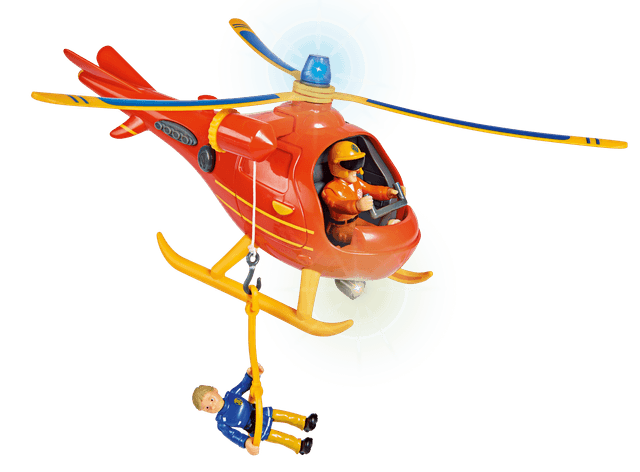 لعبة طائرة هوليكبتر لرجل الإطفاء سام  Helicopter Wallaby incl. - Simba - SW1hZ2U6NjA2MjU=