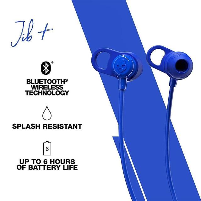 skullcandy jib active wireless in ear headphones blue black - SW1hZ2U6NTM4MjA=