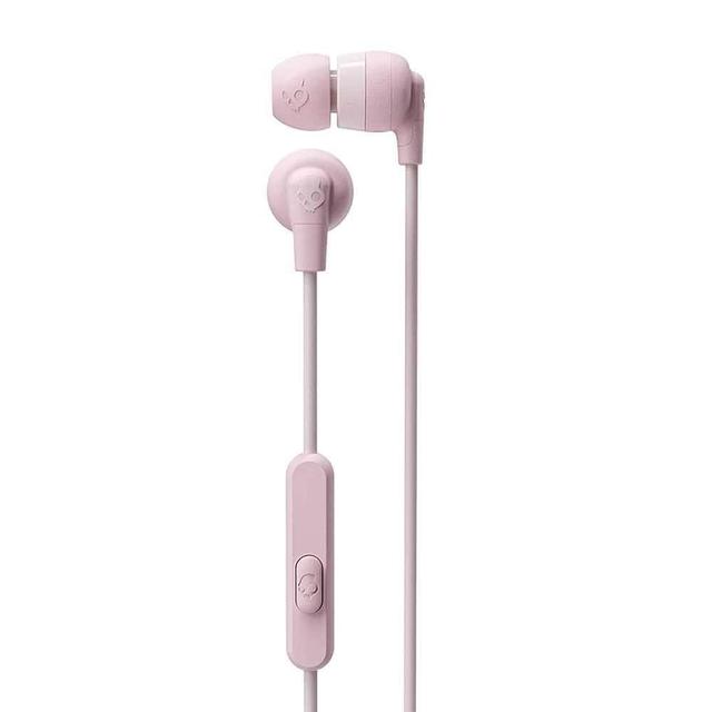 skullcandy inkd in ear headphones with mic pastels pink white - SW1hZ2U6NTM4Mjc=