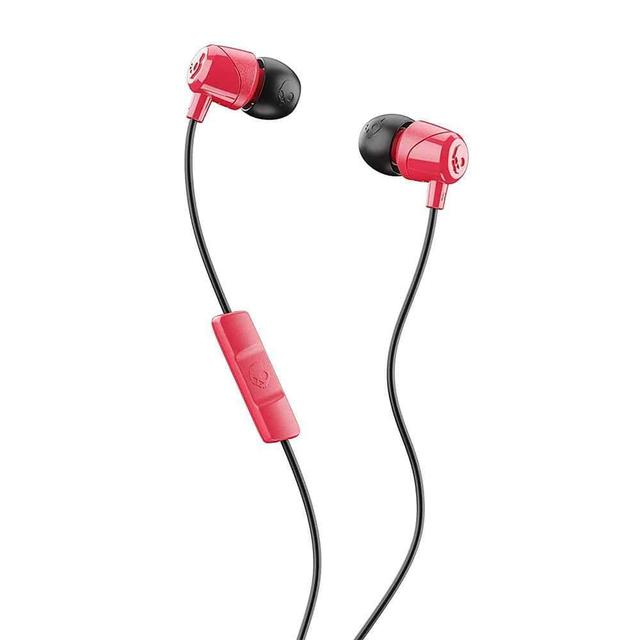 skullcandy jib in ear headphones with mic black red - SW1hZ2U6NTM4NDM=