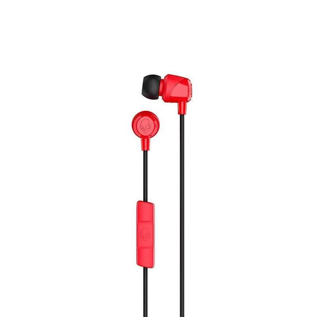 skullcandy jib in ear headphones with mic black red - SW1hZ2U6NTM4NDQ=