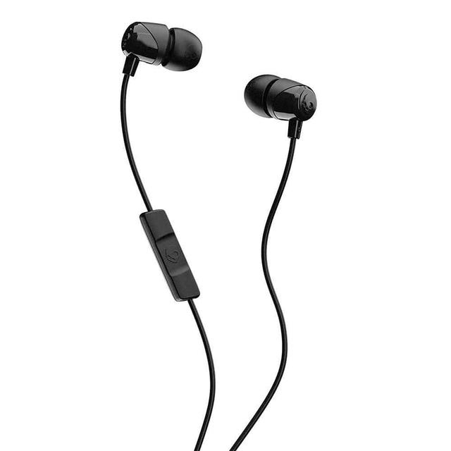 skullcandy jib in ear headphones with mic black black - SW1hZ2U6NTM4NjU=