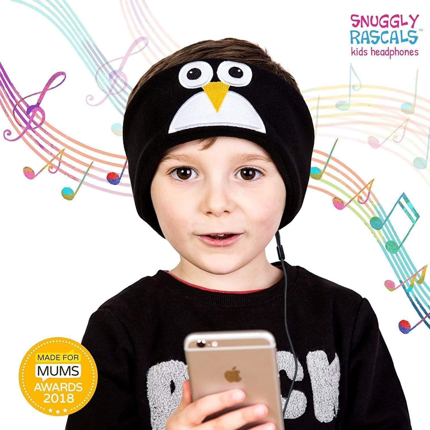 سماعات رأس سلكية للأطفال Headphones for Kids PENGUIN من SNUGGLY RASCALS