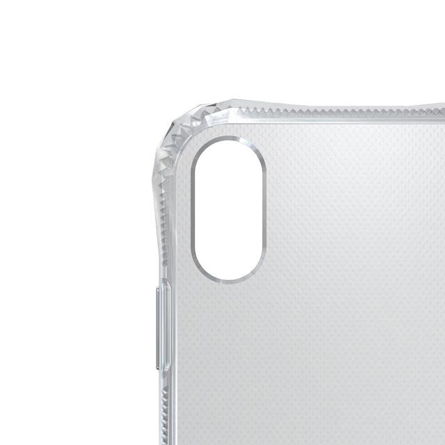 كفر حماية آيفون مع لاصقة حماية الشاشة - شفاف SO SKILD iPhone XR Absorb Impact Case and Tempered Glass Screen Protector - SW1hZ2U6MzIxMjY=