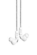 tapper airpod airpod pro strap 925 siver plated rope chain with magnetic locks swedish design compatible with airpods and airpods pro silver - SW1hZ2U6NTg0NTg=