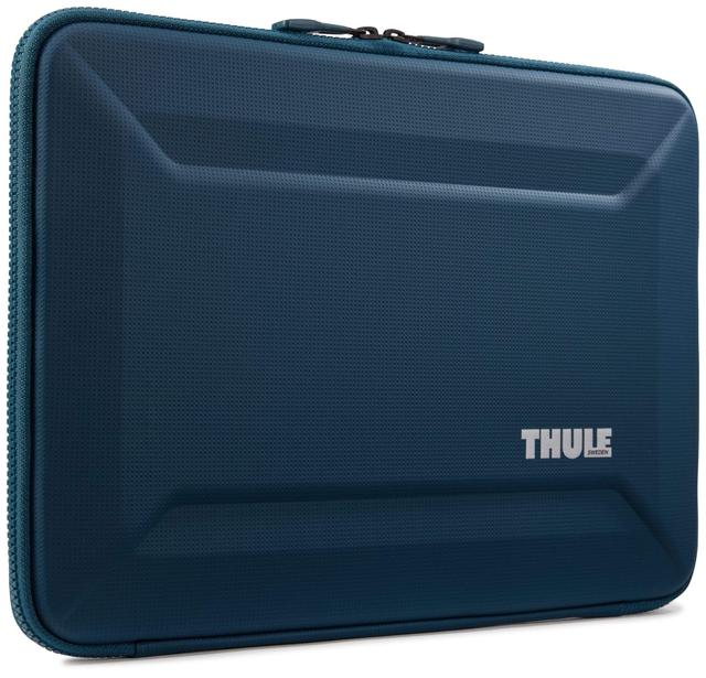 thule gauntlet 4 macbook pro 16 sleeve rugged protection shock absorbing polyurethane case premium quality easy to carry for apple macbook pro 16 15 and simiar sized pc laptops blue - SW1hZ2U6NjE0NzA=