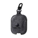 twelve south airsnap leather protective case for airpods dark gray twill - SW1hZ2U6NTMwMTA=