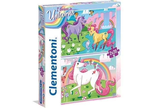 لعبة تطبيقات 20×2 قطعة CLEMENTONI - Unicorn