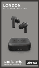 urbanista london active noise cancelling true wireless earphone bluetooth 5 0 25hr battery life touch control in ear detection wireless charging for smartphones tablets pcs laptops black - SW1hZ2U6NjcyMDA=