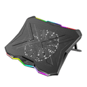 vertux Quite Cooling Laptop Pad With Rainbow LED Light Black - SW1hZ2U6ODM0NTM=