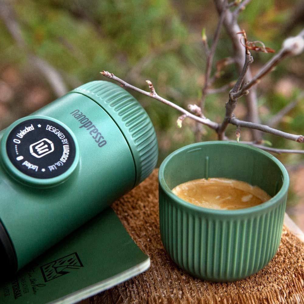 ماكينة الإسبريسو المحمولة Nanopresso Portable Espresso Maker Bundled with Protective Case Lava - Wacaco