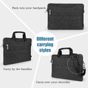 wiwu city commuter bag for 12 laptop ultrabook black - SW1hZ2U6Nzk3OTc=