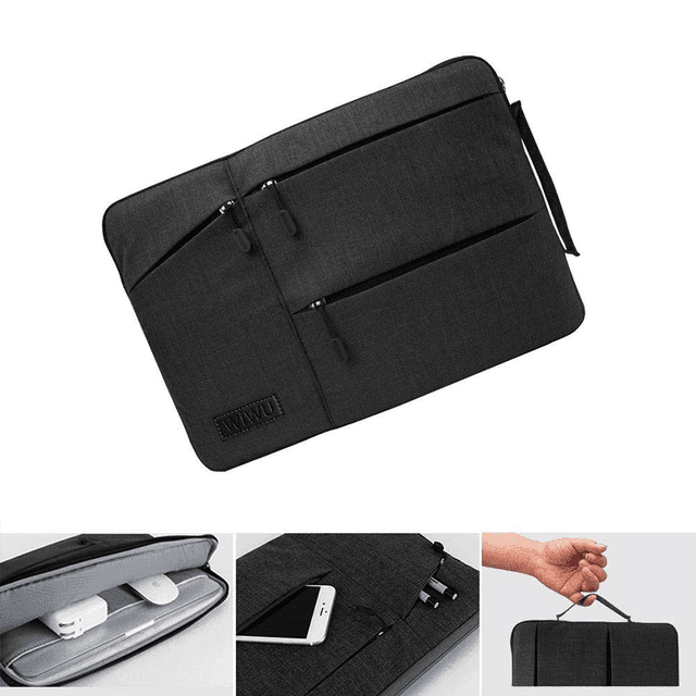 wiwu pocket sleeve for 12 laptop ultrabook black - SW1hZ2U6ODAwNTA=