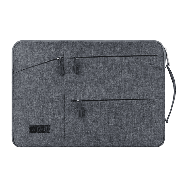 wiwu pocket sleeve for 15 4 laptop ultrabook gray - SW1hZ2U6ODAwNzM=