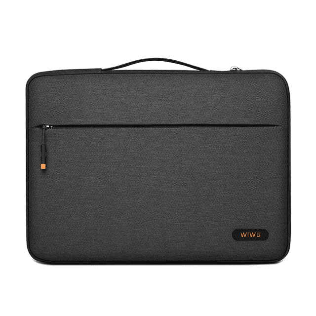 wiwu pilot water resistant high capacity laptop sleeve case 14 black - SW1hZ2U6Nzk5NjU=