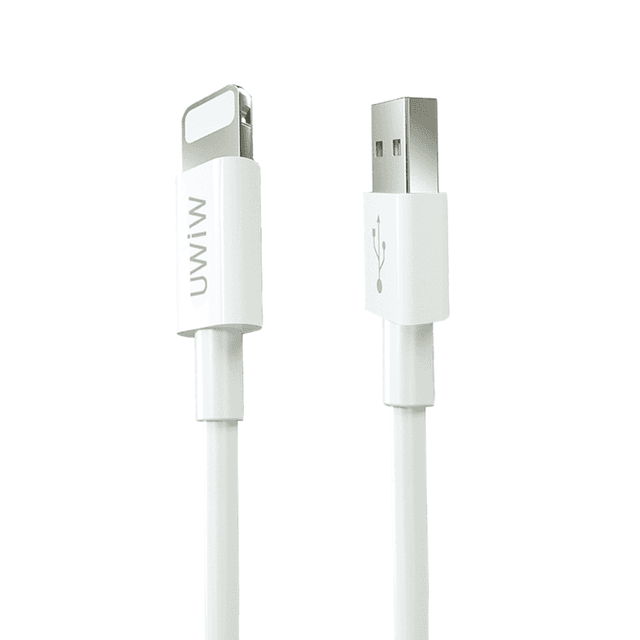 wiwu wp301 lightning to usb cable the one pd data cable 2 4a 2m white - SW1hZ2U6ODAyMDk=