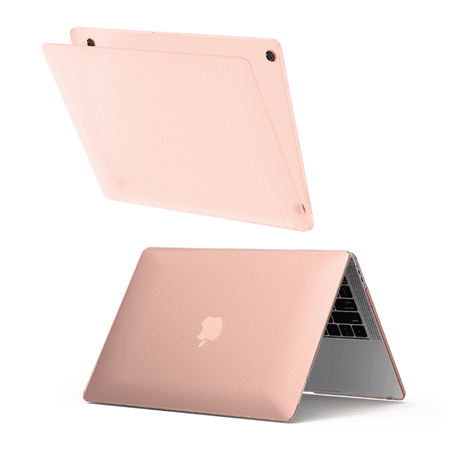 wiwu ishield ultra thin hard shell case for macbook air 13 3 transparent pink - SW1hZ2U6ODA2NTQ=