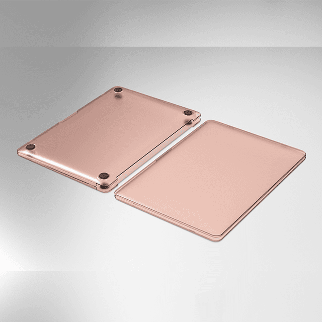 wiwu ishield ultra thin hard shell case for macbook air 13 3 transparent pink - SW1hZ2U6ODA2NTg=