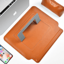 wiwu alita skin pro portable slim stand sleeve for macbook pro 15 4 brown - SW1hZ2U6ODA3NTY=
