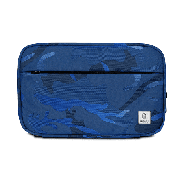 محفظة اليد المحمولة WIWU CAMOUFLAGE TRAVEL POUCH (22.5*14.5*5CM) - BLUE - SW1hZ2U6ODA5NDI=