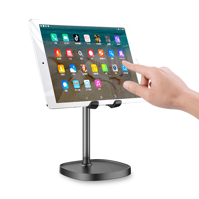 wiwu zm101 adjustable desktop stand for phone tablet black - SW1hZ2U6ODExMTc=