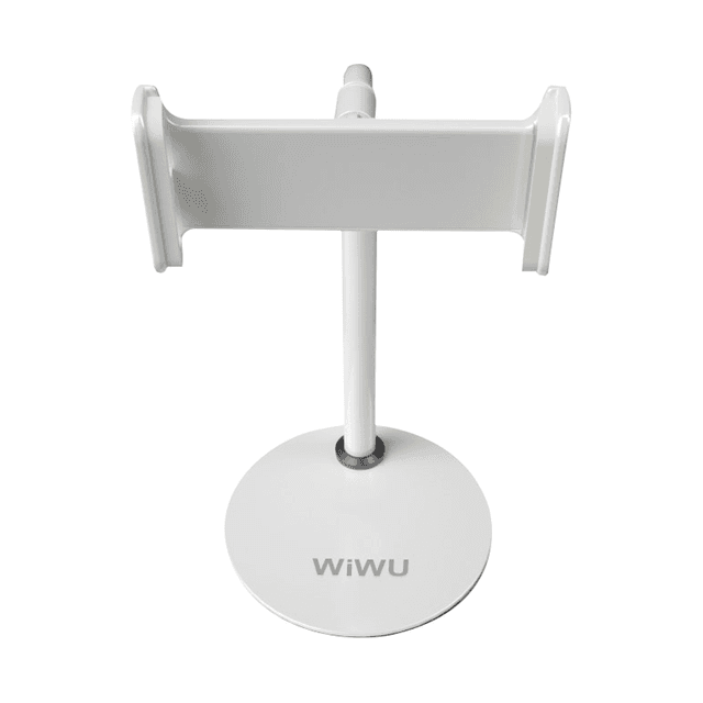 حامل جوال مكتبي مناسب للجوال والتابلت أبيض ويو Wiwu White Giraffe Desk stand For Phone Tablet - SW1hZ2U6ODExMjM=