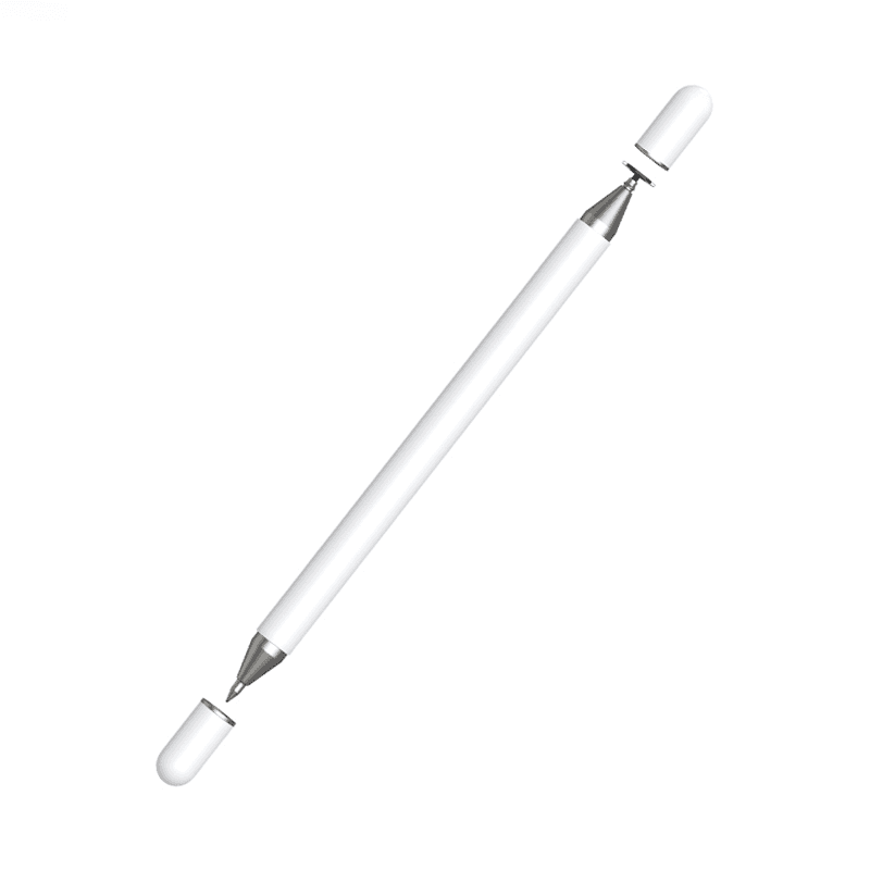قلم اللمس مع غطاء مغناطيسي WIWU PENCIL ONE 2 IN 1 PASSIVE STYLUS WITH MAGNETIC COVER - WHITE
