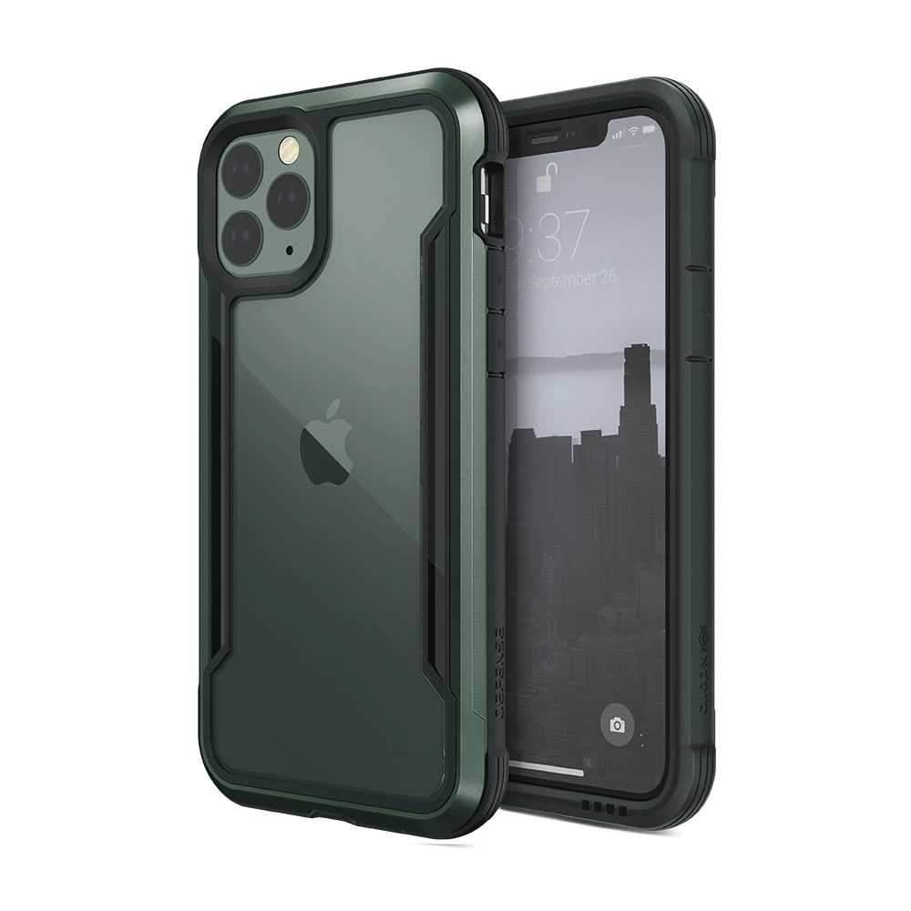 كفر X-Doria - Defense Shield Back Case for iPhone 11 Pro - أخضر