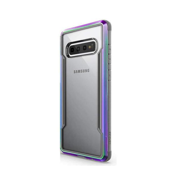 كفر X-Doria - Defense Shield Samsung Galaxy S10 - شفاف / قوس قزح - SW1hZ2U6NjI5NDc=
