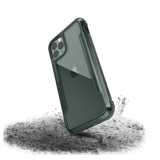 كفر iPhone 11 Pro Max X-Doria Defense Shield Back Case - أخضر داكن - SW1hZ2U6NzAwMDk=