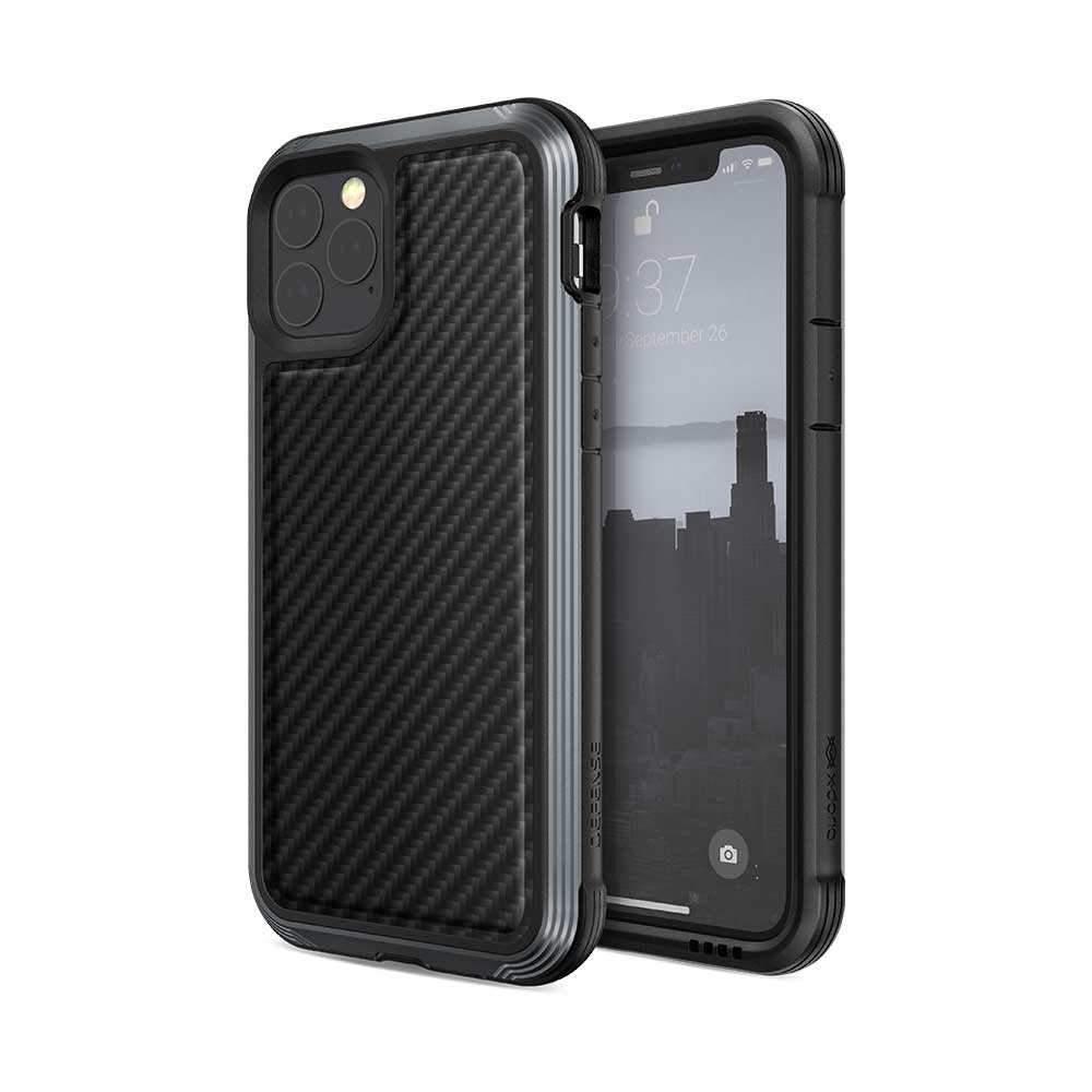 كفر iPhone 11 Pro X-Doria Defense Lux - أسود كربوني