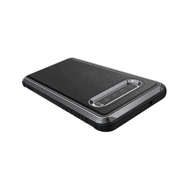 كفر Samsung Galaxy S10E X-Doria Defense Lux Back Case - أسود جلدي - SW1hZ2U6NzAyNzg=