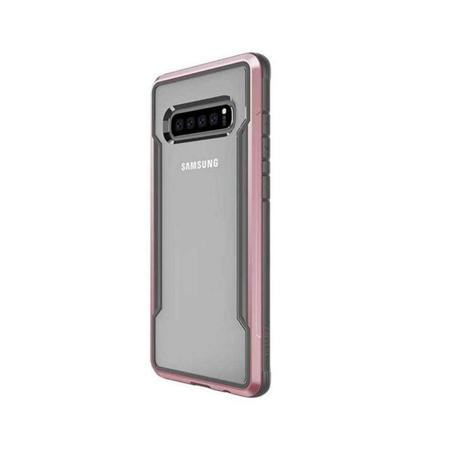 كفر Samsung Galaxy S10 Plus X-Doria Defense Shield Back Case - ذهبي وردي - SW1hZ2U6NzAyOTM=