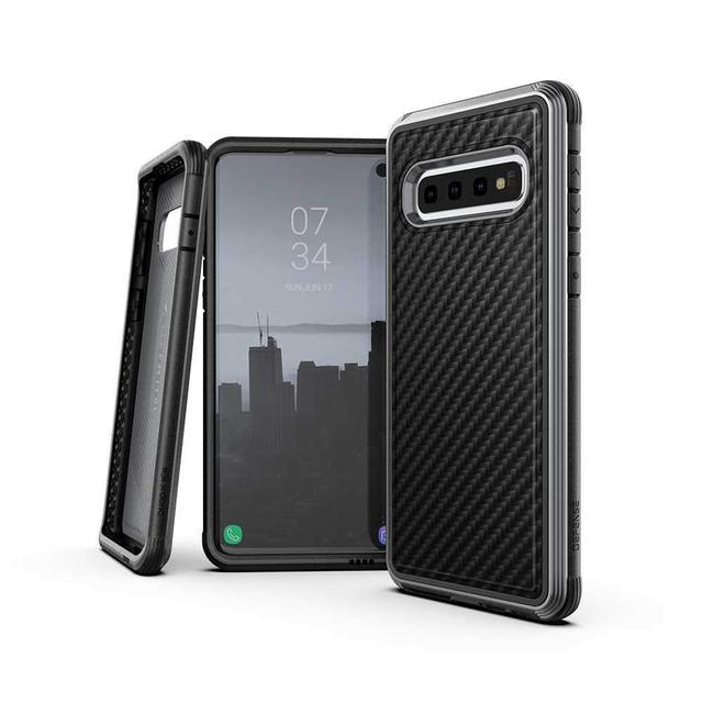 كفر Samsung Galaxy S10 X-Doria Defense Lux Back Case - أسود - SW1hZ2U6NzAzMDE=
