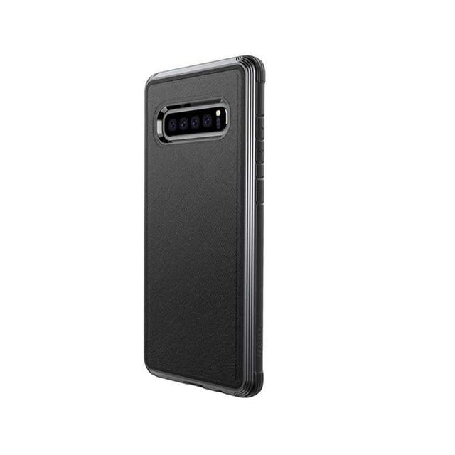 كفر Samsung Galaxy S10 X-Doria Defense Lux Back Case - أسود جلدي - SW1hZ2U6NzAzMDc=