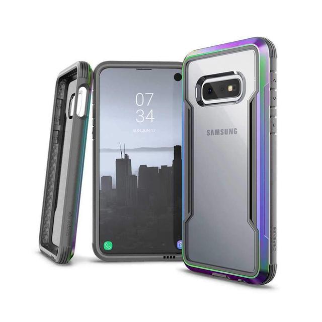 كفر Samsung Galaxy S10E X-Doria Defense Shield Back Case - ألوان قوس قزح - SW1hZ2U6NzAzMTA=
