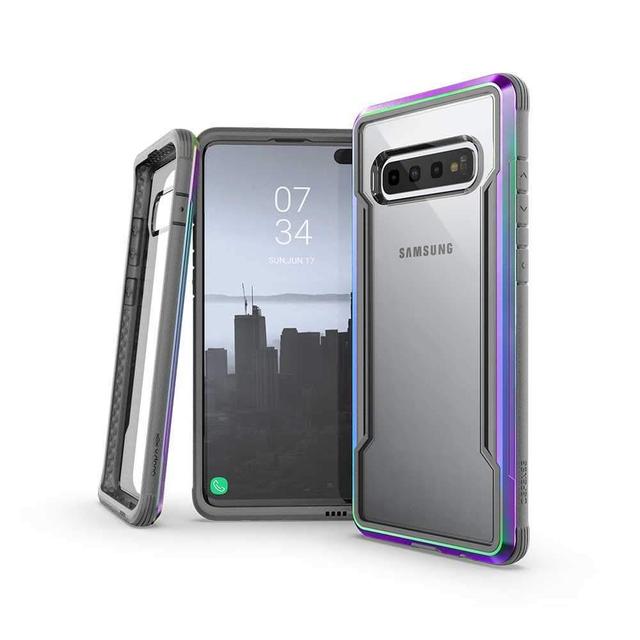 كفر Samsung Galaxy S10 Plus X-Doria Defense Shield Back Case - ألوان قوس قزح - SW1hZ2U6NzAzMjA=