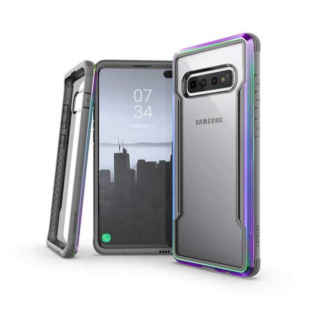كفر Samsung Galaxy S10 X-Doria Defense Shield Back Case - ألوان قوس قزح - SW1hZ2U6NzAzMzU=