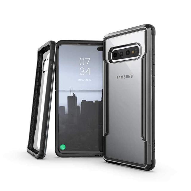 كفر Samsung Galaxy S10 X-Doria Defense Shield Back Case - أسود - SW1hZ2U6NzAzNDA=