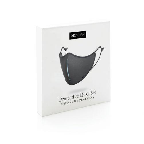 كمامة قماش XD-Design ViralOff Protection Mask Set ( 1 Mask, 5 Filters, 1 Pouch) - أسود - cG9zdDo1ODU2MQ==