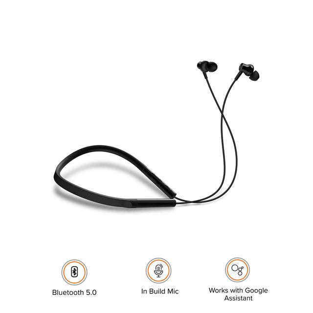 Xiaomi mi bluetooth neckband earphones black - SW1hZ2U6NTAyMDI=