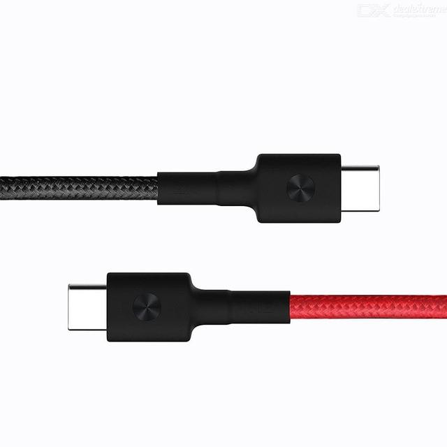 Xiaomi mi braided usb type c cable 100cm black - SW1hZ2U6NTIzNDc=