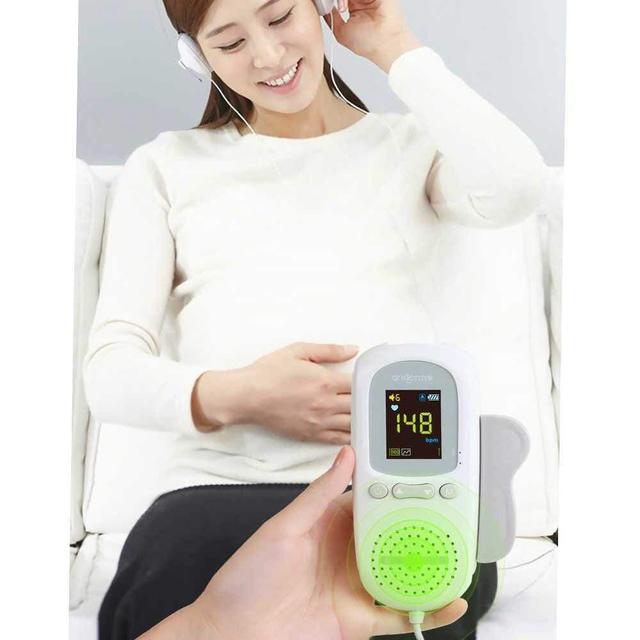 جهاز نبض الجنين في المنزل مع شاشة ال اي دي شاومي Xiaomi Led Home Fetal Heart Rate Monitor - SW1hZ2U6NTM2MjY=