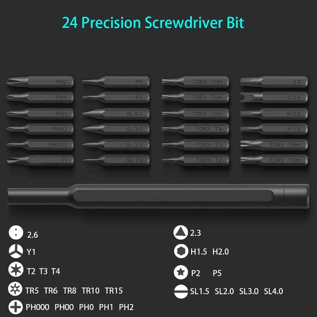 مفكات براغي أصلية من سبائك الالمنيوم جميع المقاسات شاومي Xiaomi All Sizes From Aluminum Alloy Mi Precision Screwdriver Kit - SW1hZ2U6NTM2ODY=