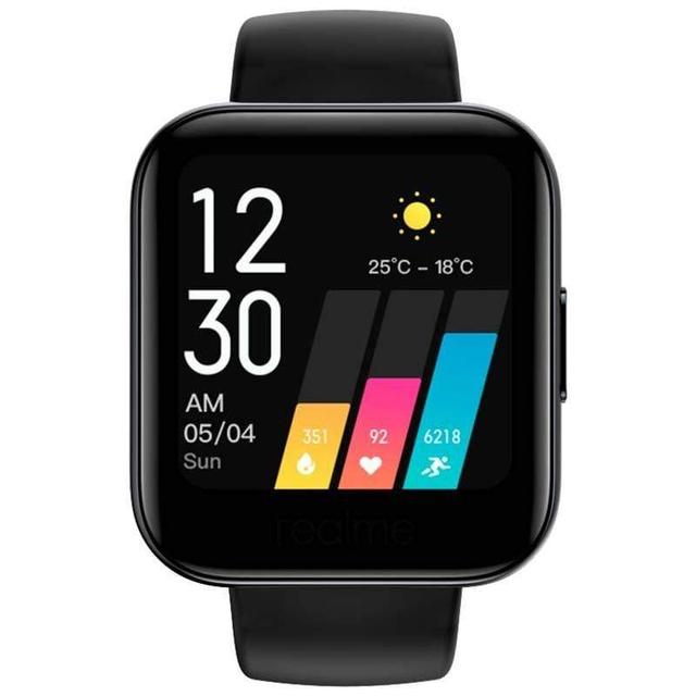 Xiaomi Watch 1.4" Large HD Color Display, Full Touch Screen, SpO2, Continuous Heart Rate Monitor Free Size Black - SW1hZ2U6NzQwNjc=